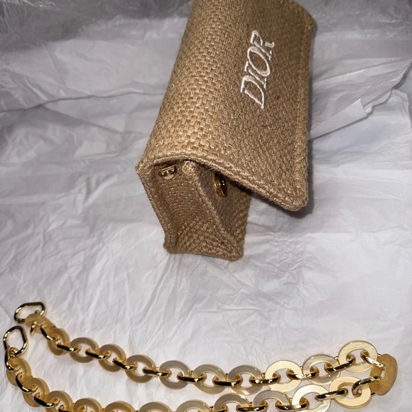Dior VIP Shoulder Bag/Clutch with removable Chain Strap